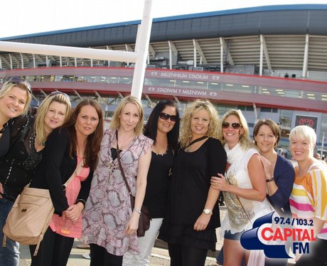 Take That Fans in Cardiff