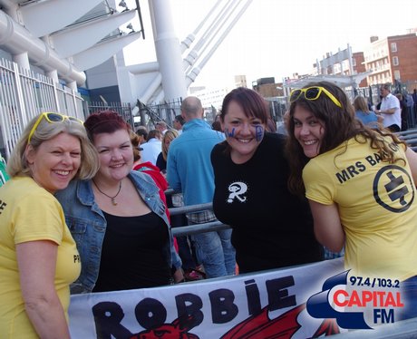 Take That Fans in Cardiff