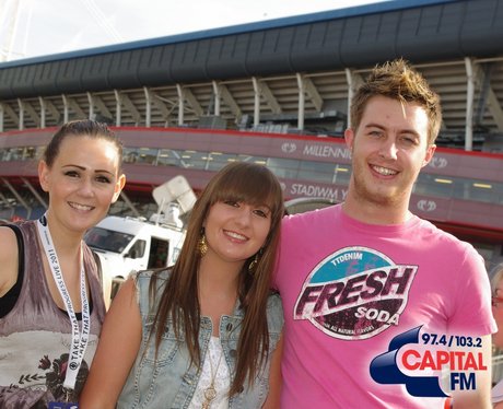 Take That Fans in Cardiff