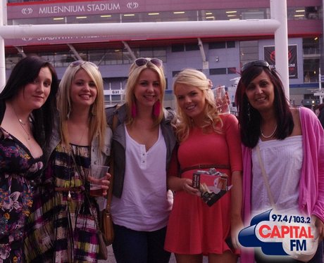 Take That Fans in Cardiff