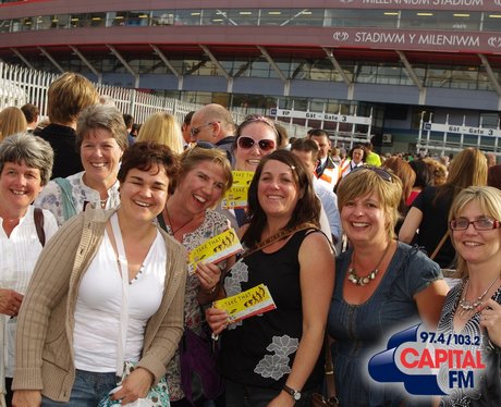 Take That Fans in Cardiff