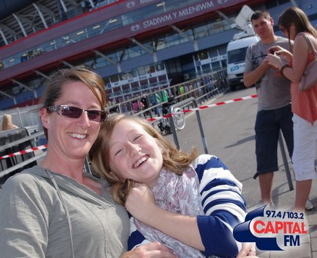 Take That Fans in Cardiff