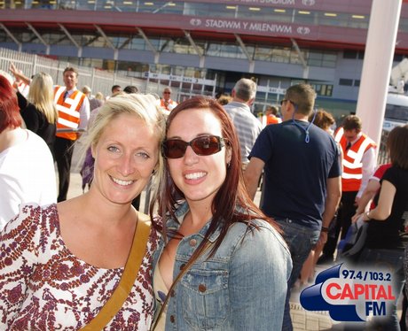 Take That Fans in Cardiff