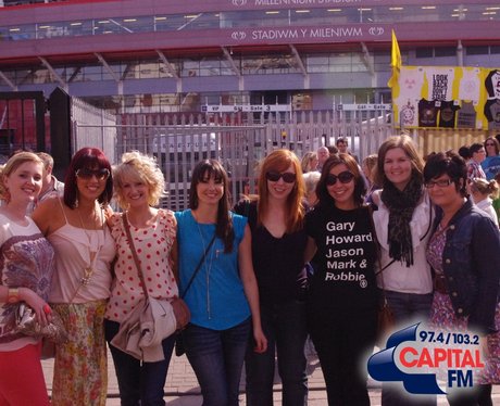 Take That Fans in Cardiff