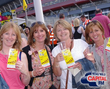 Take That Fans in Cardiff