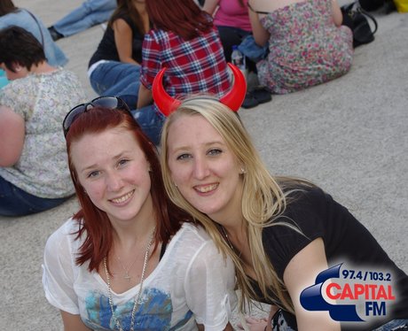 Take That Fans in Cardiff