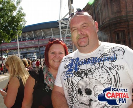 Take That Fans in Cardiff