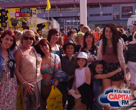 Take That Fans in Cardiff