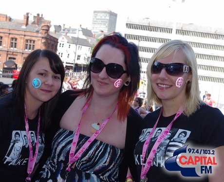 Take That Fans in Cardiff