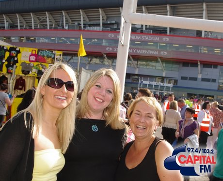 Take That Fans in Cardiff