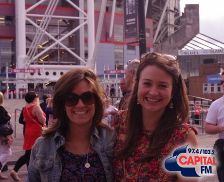 Take That Fans in Cardiff