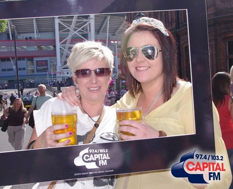 Take That Fans in Cardiff