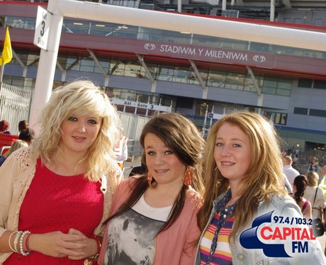 Take That Fans in Cardiff