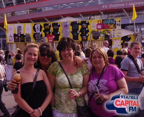 Take That Fans in Cardiff