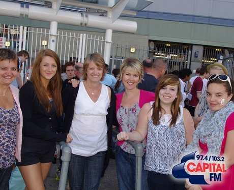 Take That Fans in Cardiff
