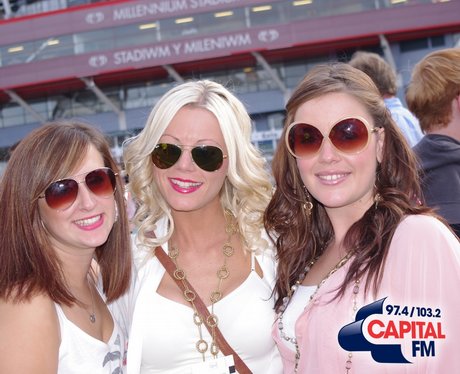 Take That Fans in Cardiff