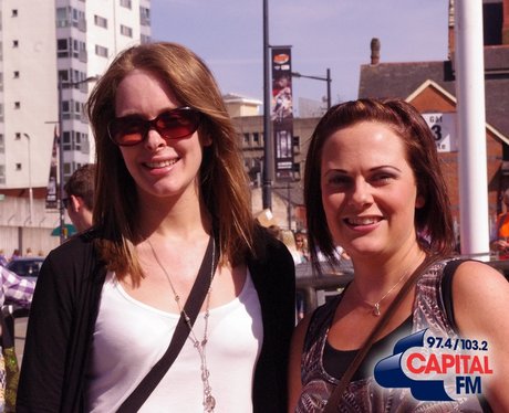 Take That Fans in Cardiff