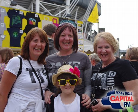 Take That Fans in Cardiff