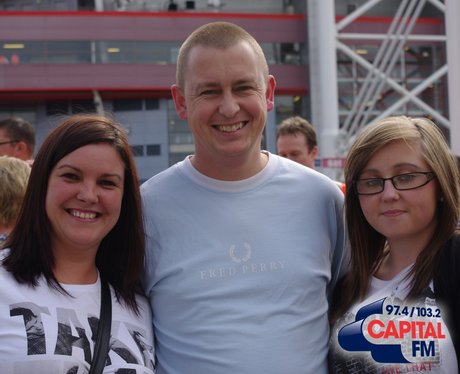 Take That Fans in Cardiff