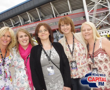 Take That Fans in Cardiff
