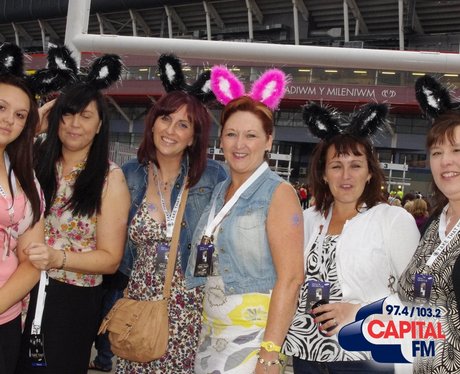 Take That Fans in Cardiff