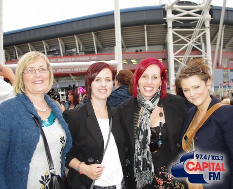 Take That Fans in Cardiff