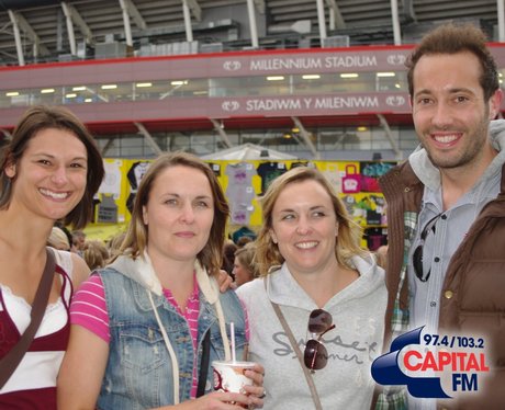 Take That Fans in Cardiff