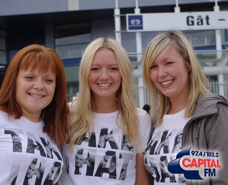 Take That Fans in Cardiff