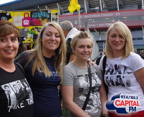 Take That Fans in Cardiff