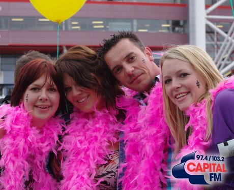 Take That Fans in Cardiff