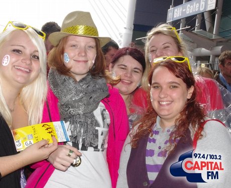 Take That Fans in Cardiff