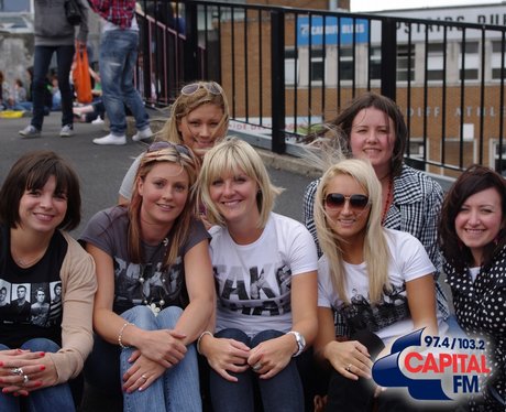 Take That Fans in Cardiff