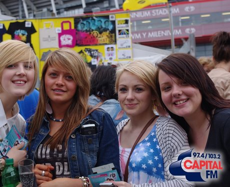 Take That Fans in Cardiff