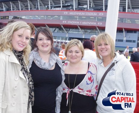 Take That Fans in Cardiff