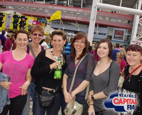 Take That Fans in Cardiff