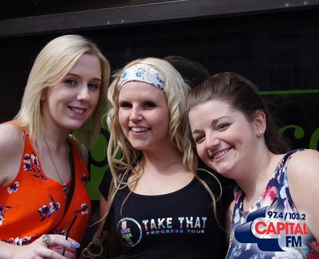 Take That Fans in Cardiff