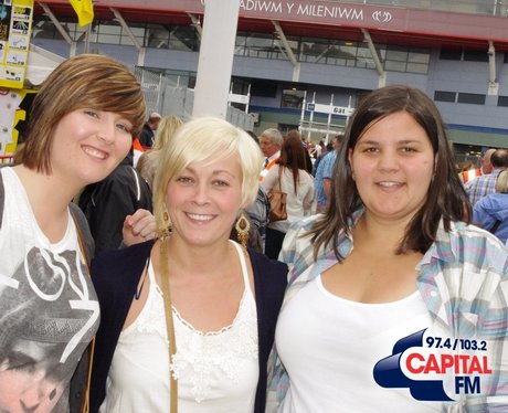 Take That Fans in Cardiff