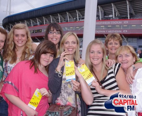 Take That Fans in Cardiff
