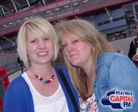Take That Fans in Cardiff