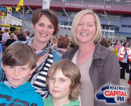 Take That Fans in Cardiff