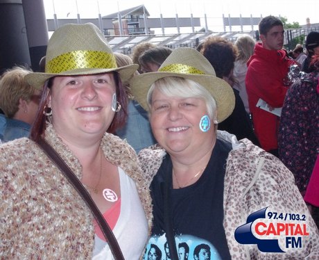 Take That Fans in Cardiff