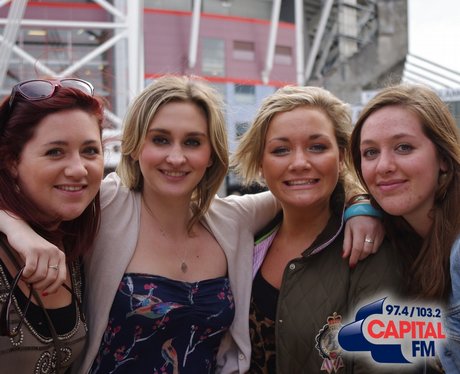 Take That Fans in Cardiff