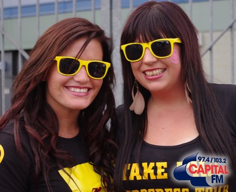 Take That Fans in Cardiff