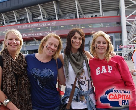 Take That Fans in Cardiff