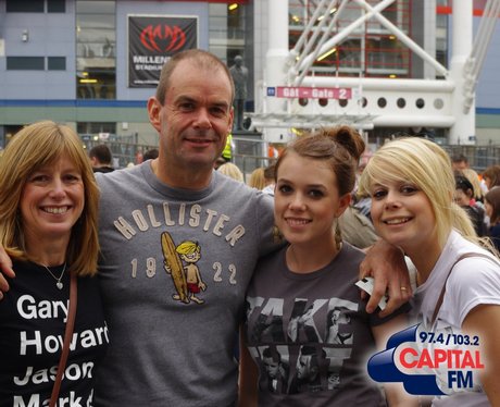 Take That Fans in Cardiff