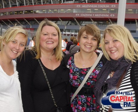 Take That Fans in Cardiff