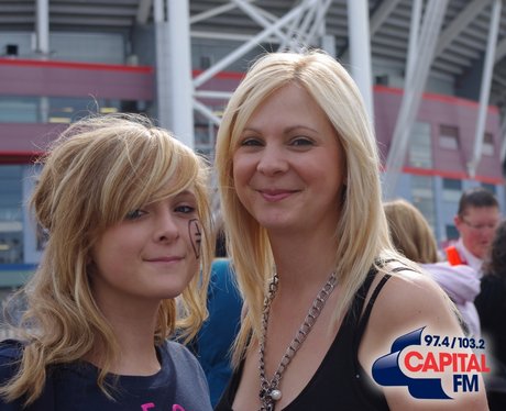 Take That Fans in Cardiff