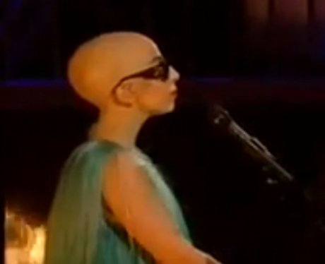Lady Gaga reveals a bald head during the Paul O'Grady show filmed in London
