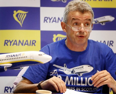 Michael O'Leary in Manchester