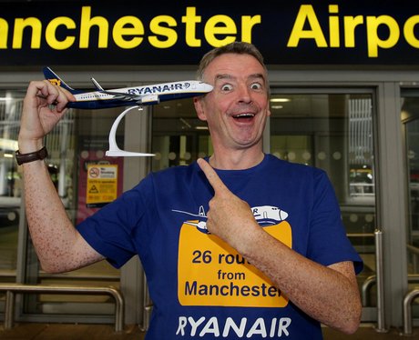 Michael O'Leary in Manchester